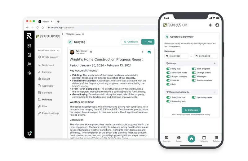 screenshot of Ressio Software